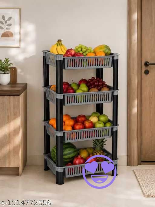 pipasa Fruits/Vegetables Kitchen Rack Plastic-picture-30