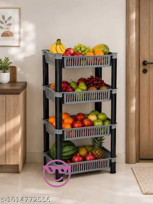 pipasa Fruits/Vegetables Kitchen Rack Plastic-picture-23