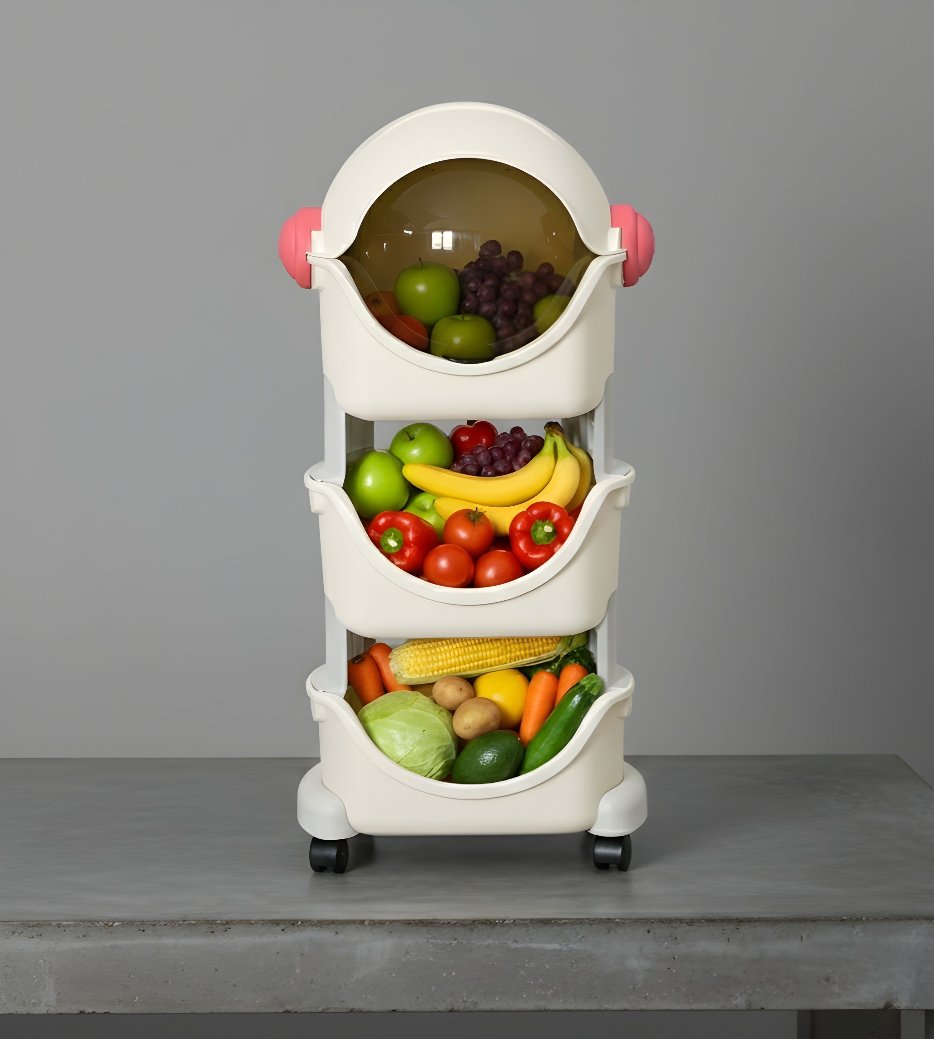 urbanova Plastic Kitchen Trolley-picture-24