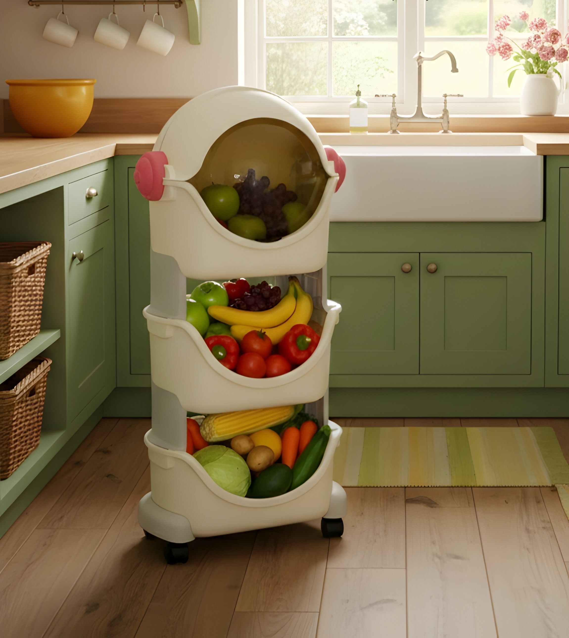 urbanova Plastic Kitchen Trolley-picture-18