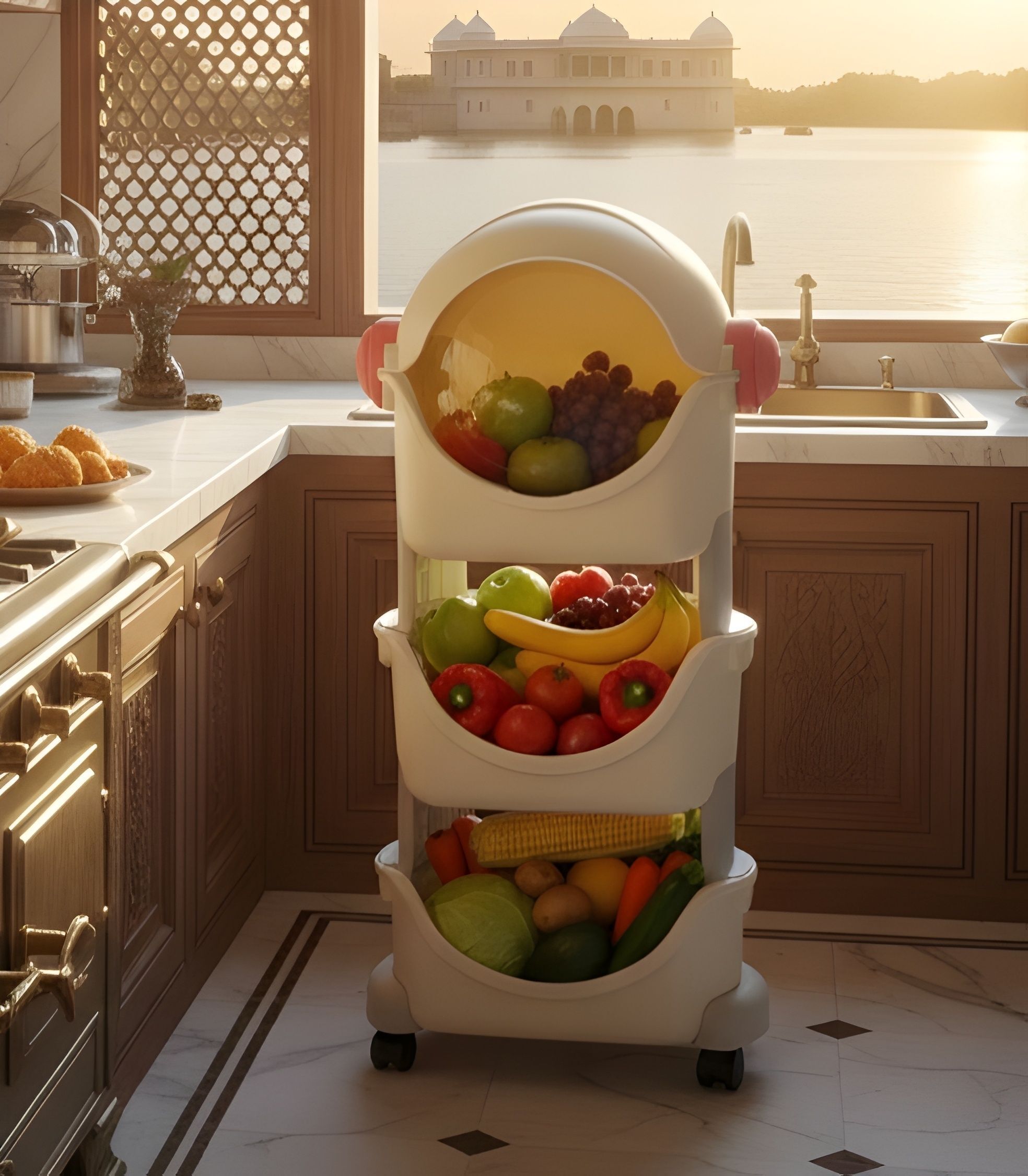 urbanova Plastic Kitchen Trolley-picture-14