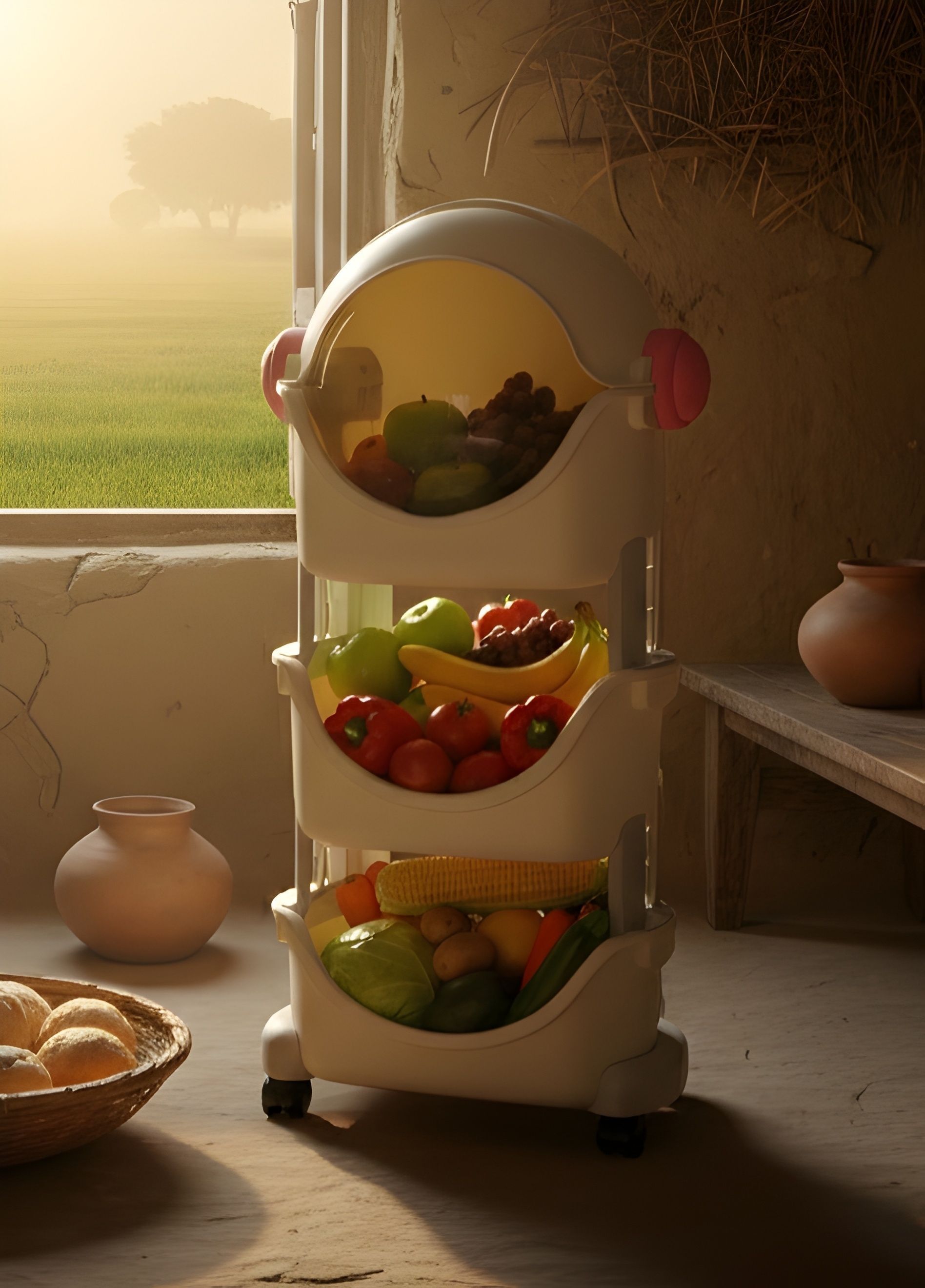 urbanova Plastic Kitchen Trolley-picture-21