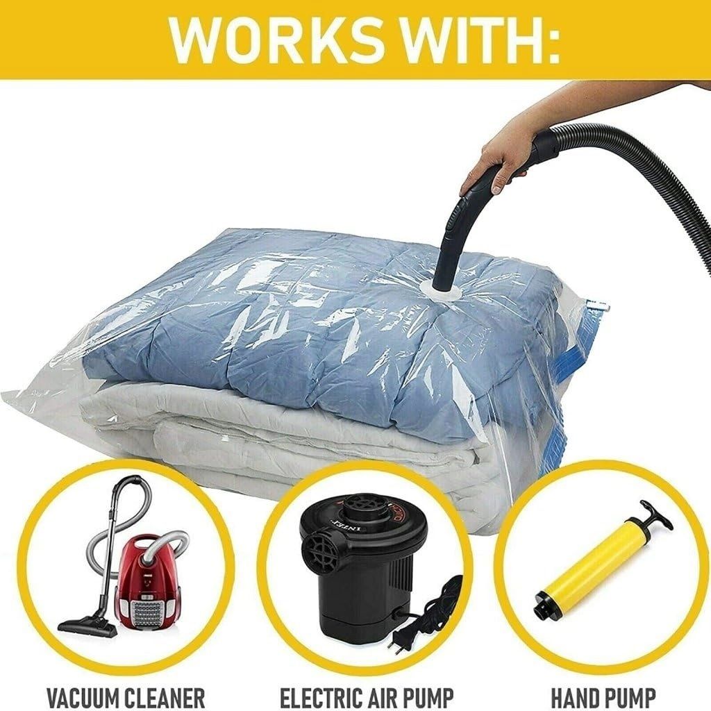 5Pack Vacuum Compression Storage Bags With Pump,Space Saver Sealer Bag ND361 Travel Storage Vacuum Bags-image-33