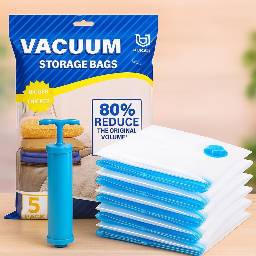 Space Saver Bags for Vaccine Sealed Compression Packing Bag with Hand Pump Travel Storage Vacuum Bags-image-40