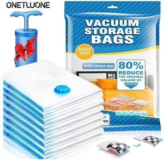 Vacuum Storage Bags With Pump Space Saver for packing clothes Travel Storage Vacuum Bags