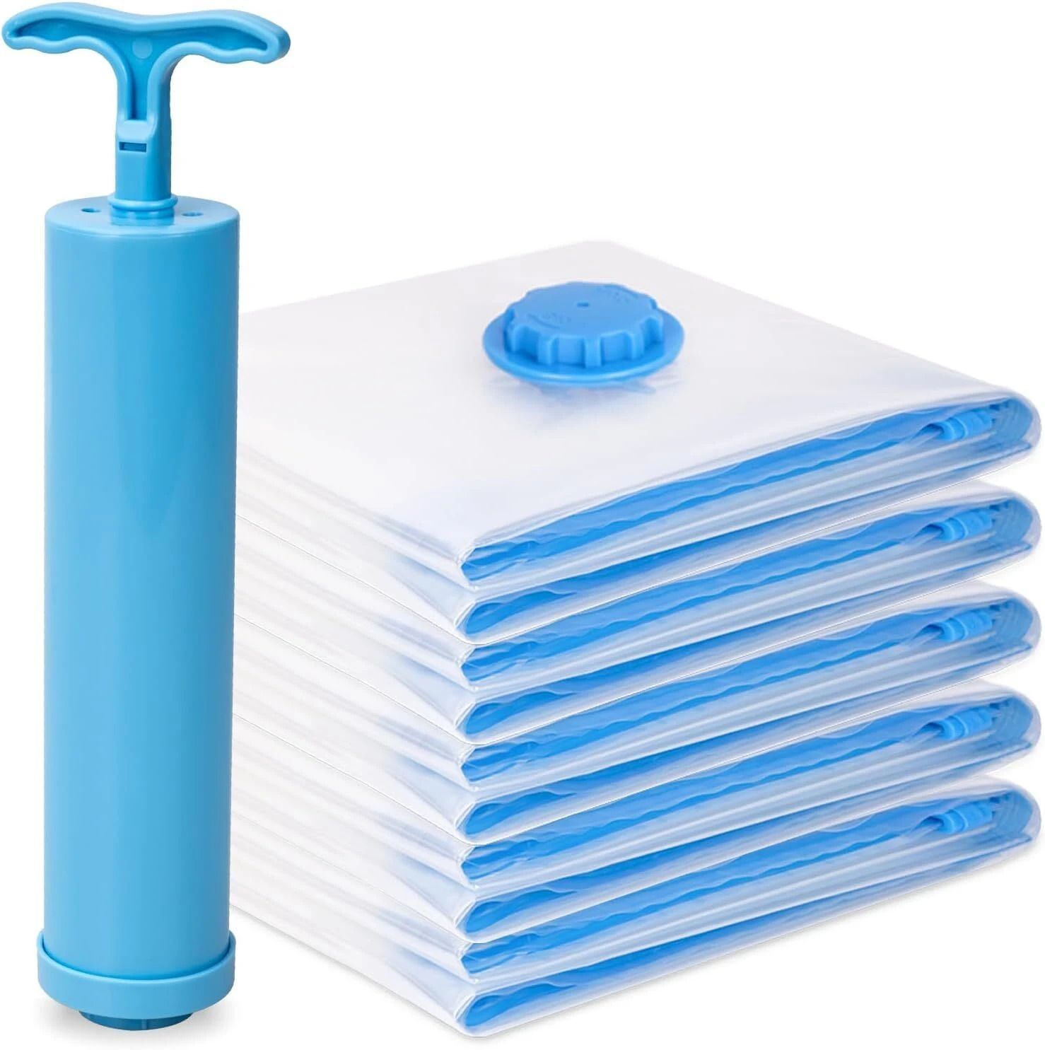 Vacuum Storage Bags with Pump Set of 5-Pack High Volume Storage Vacuum Bags-image-34