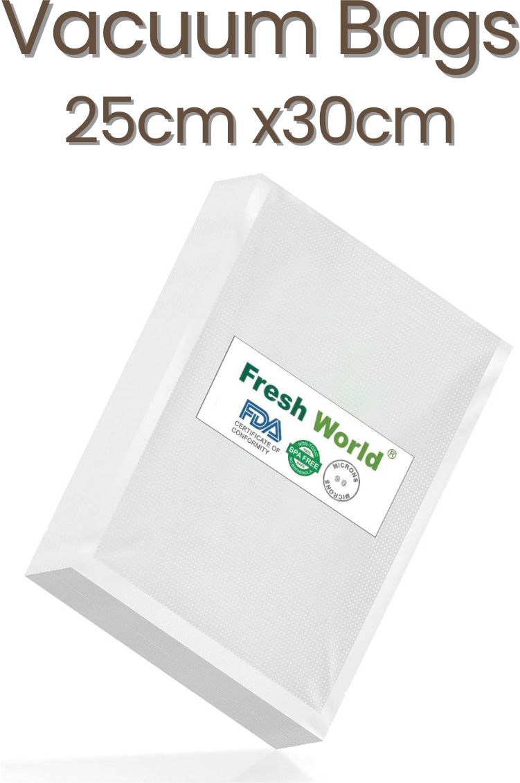 Ready Vacuum Bags with 90 Micron Thickness | One side Embossed Organic Matter Storage Vacuum Bags-image-22