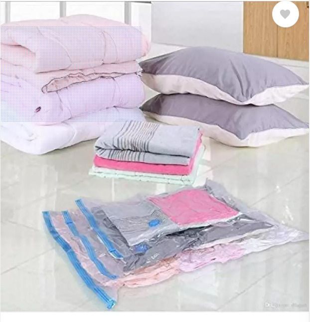 nimyank 5Pack Vacuum Compression Storage Bags With Pump,Space Saver Sealer Bag NI605 Travel Storage Vacuum Bags-picture-7