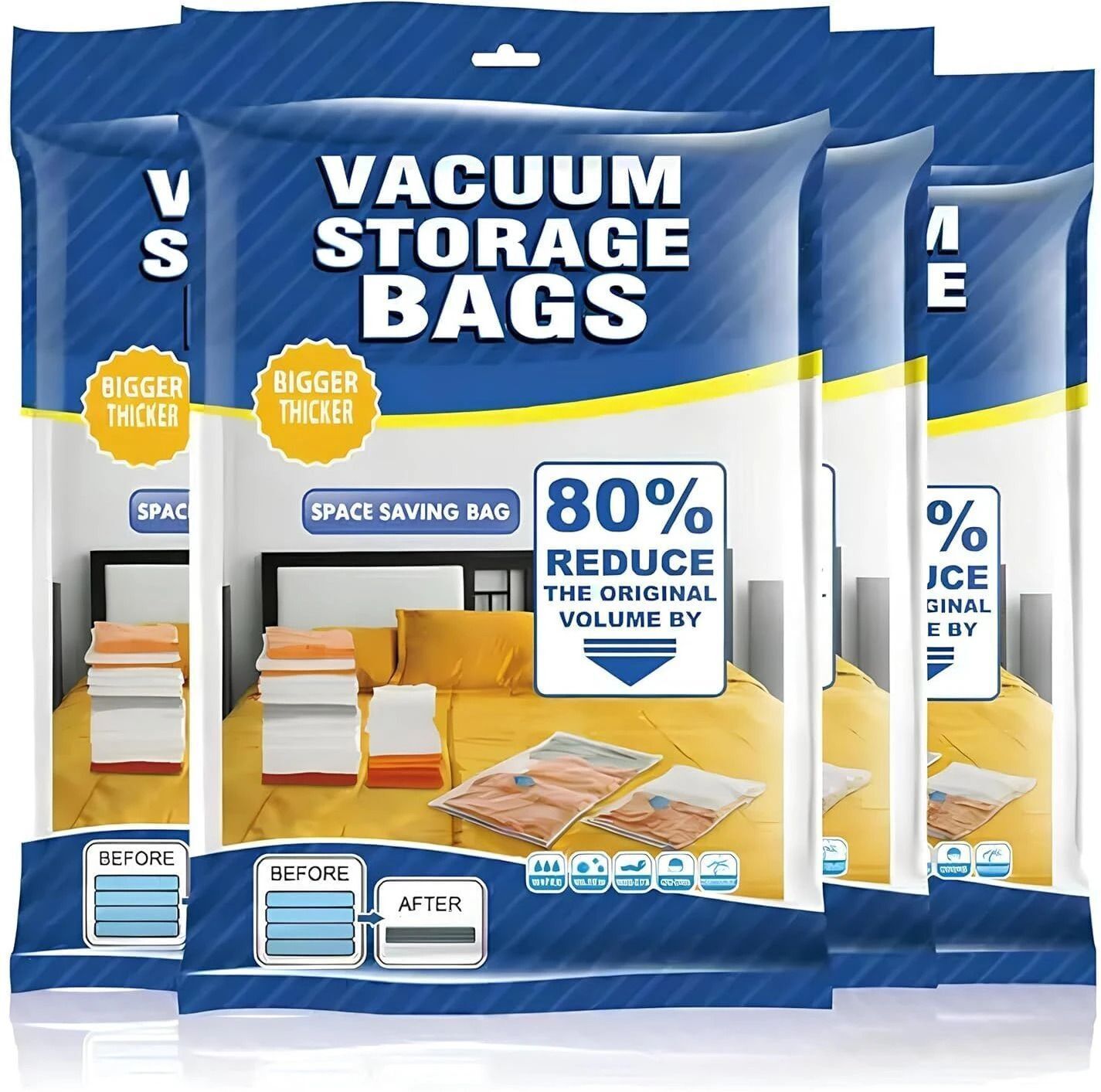neelmohi Vacuum Compression Storage Bags with Hand Pump Vacuum Sealer Bags Pack Of 5 Travel Storage Vacuum Bags-picture-26