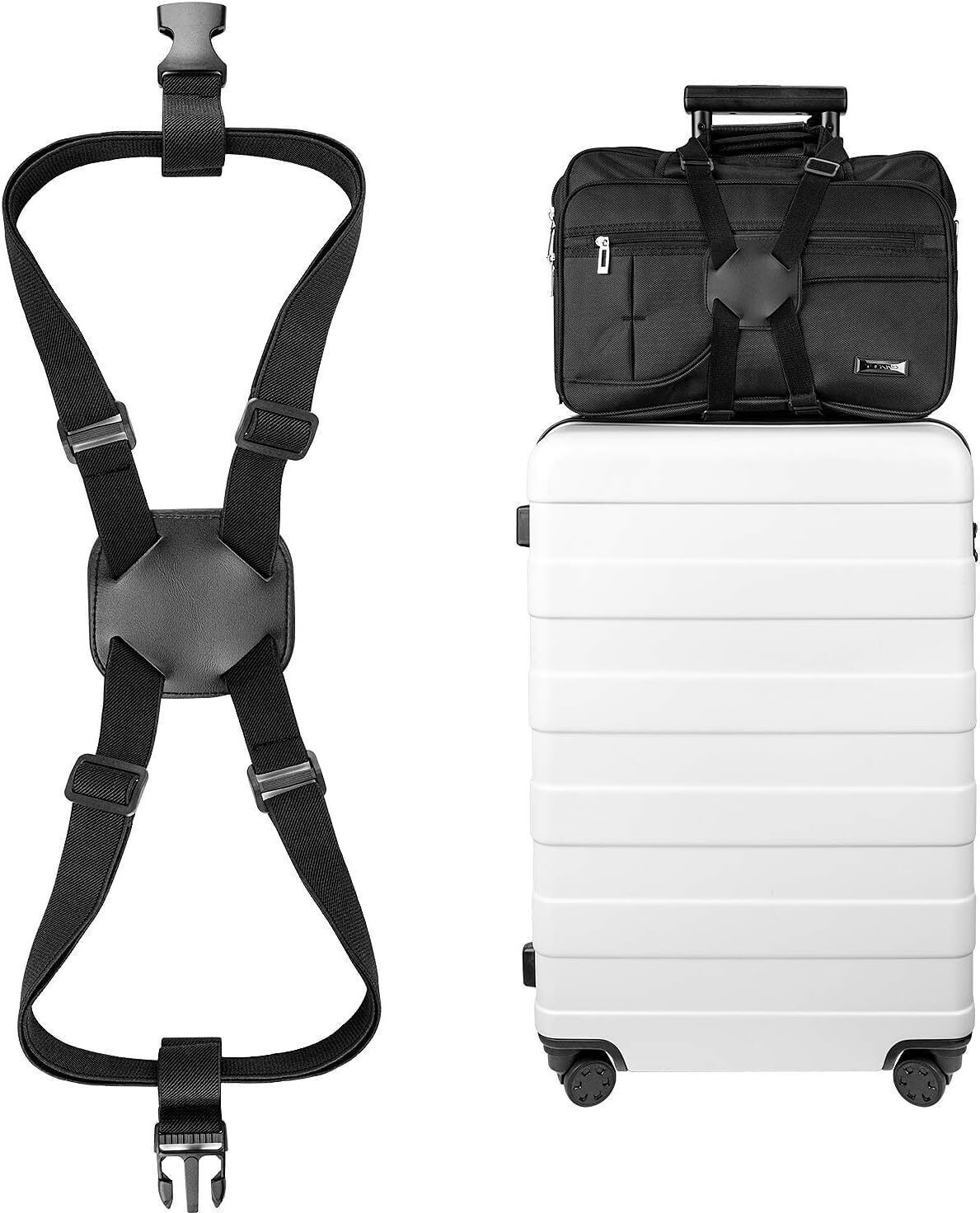 MILLETS 2PCS Luggage Straps Bag Bungees for Add a Bag, Adjustable Elastic Travel Strap-picture-24