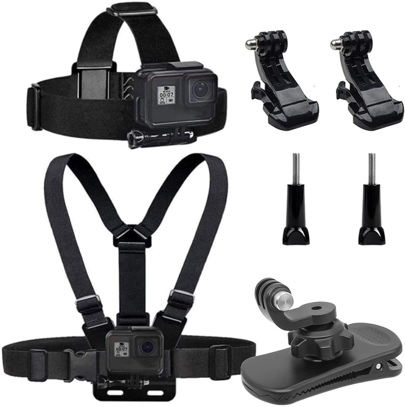 Xydrozen Phone Chest Mount Harness Vest And Head Strap Clip Holder Kit Strap-image-4