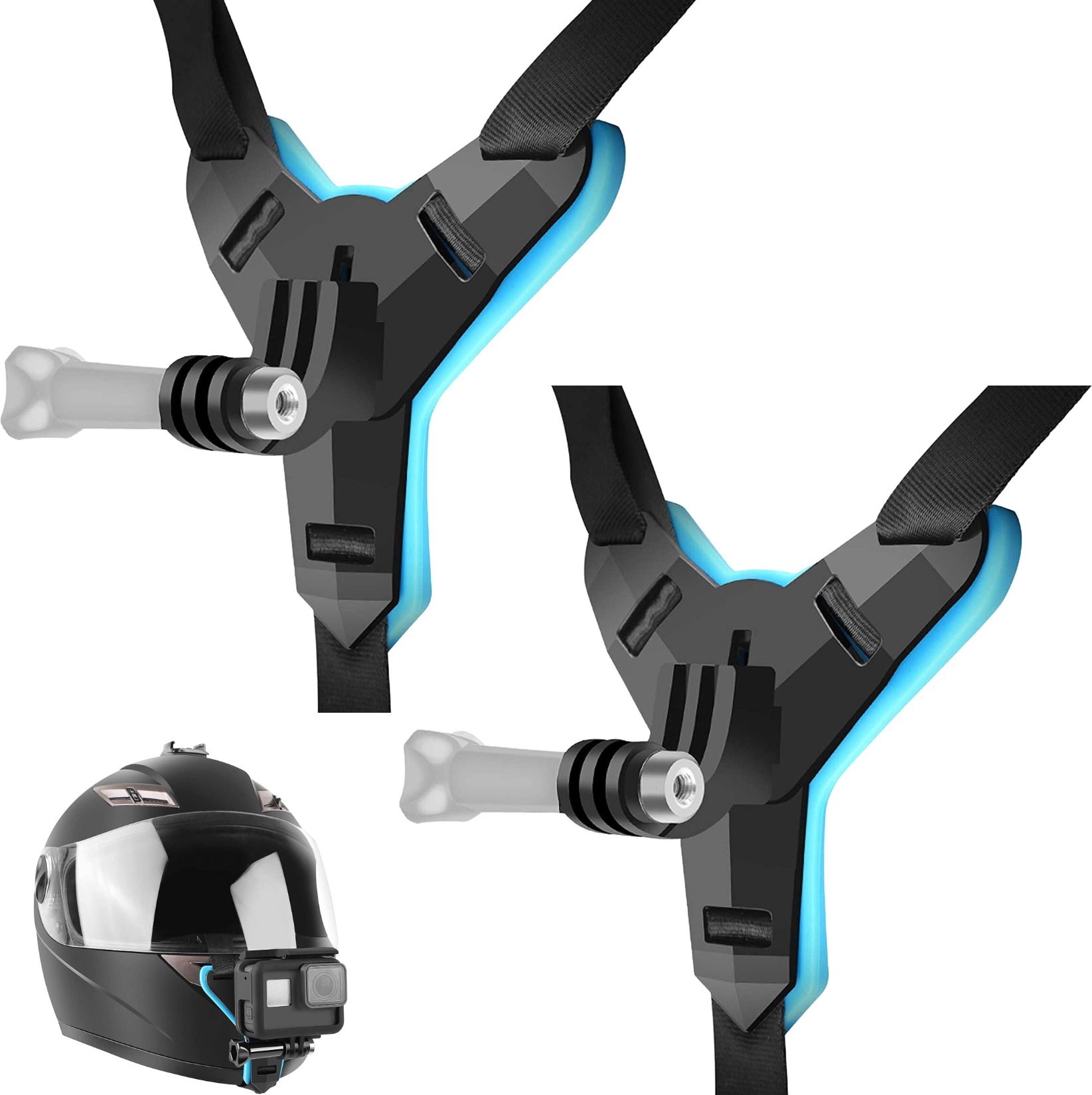 DRUMSTONE { BUY ONE GET ONE } Helmet Chin Strap Mount Strap-image-16