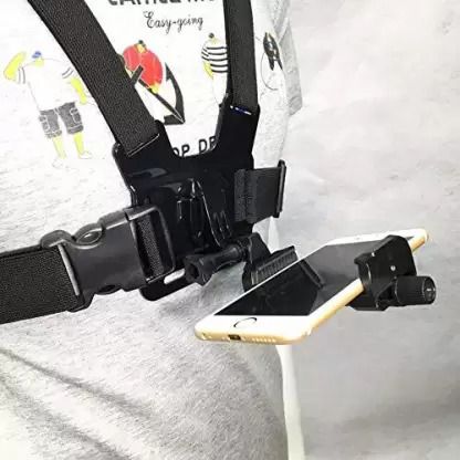 Like Star Mobile Phone Chest Mount Harness Strap Holder Cell Phone Clip action Camera Strap