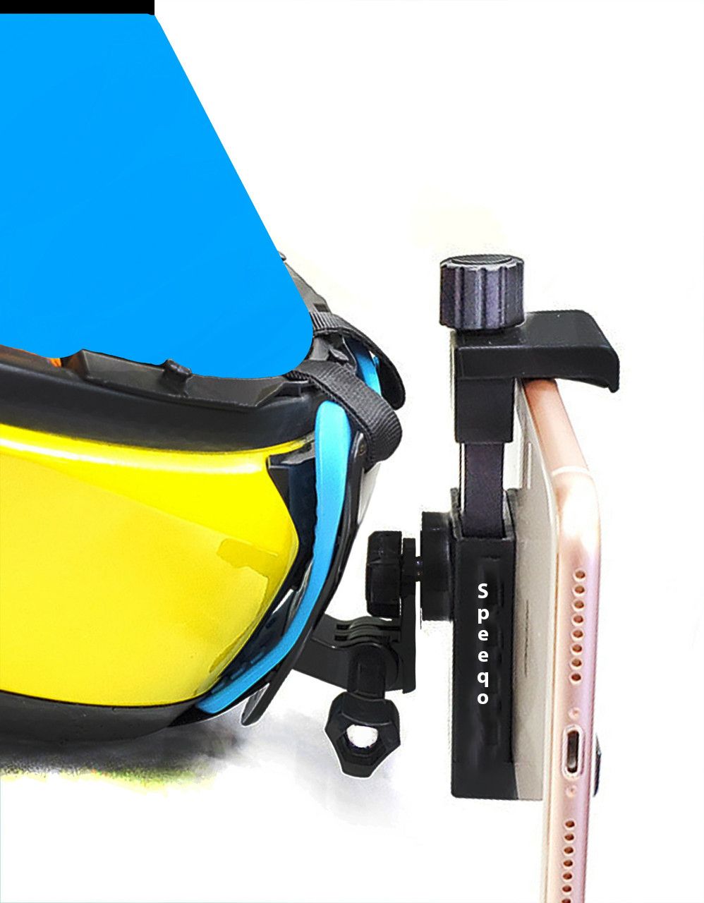 Speeqo MotoVlogging Chin Mount Strap For Helmet+360Mobile Holder|BikeMotovlogging Setup Strap-image-7