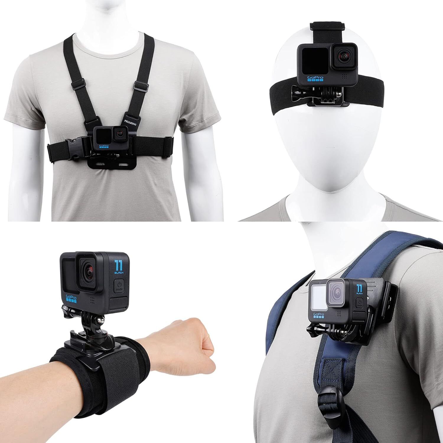Xydrozen Mobile Phone Chest Strap and Headband-vx Strap-image-19