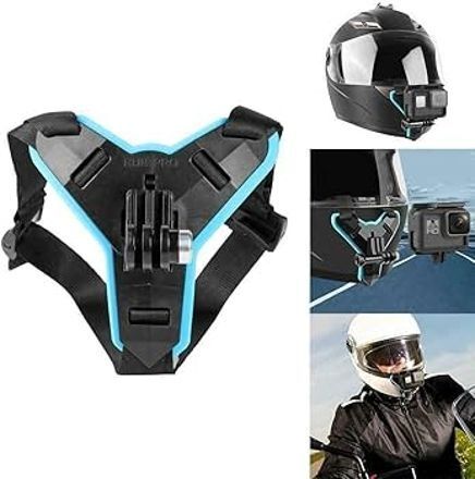 CHG Multipurpose Helmet Mount for Phones, GoPro, DJI, SJCAM & Action Cameras14 Strap-image-39