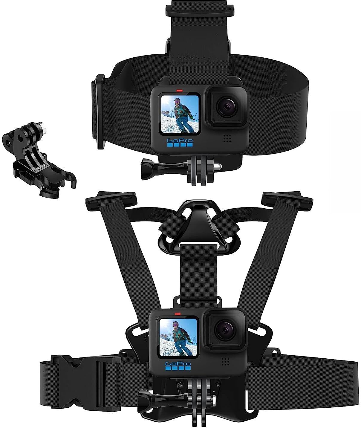 HOJI Head Mount Strap & Chest Mount Harness Chesty Kit Strap-image-13