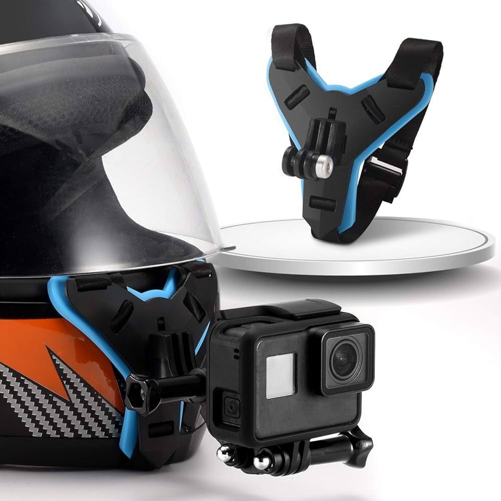 CHG Chin Strap Mount with Phone Holder for GoPro Hero, DJI, Yi & More Devices14 Strap-picture-16