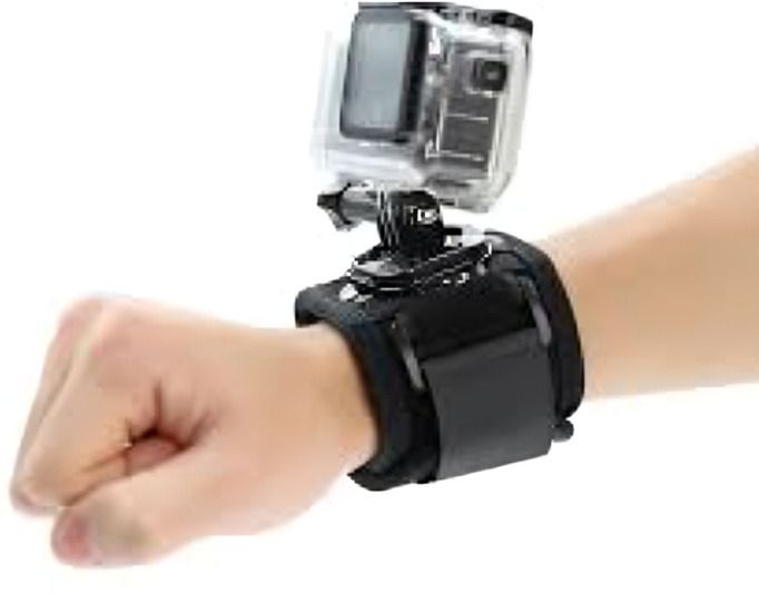 Roofx Action Pro 360 Degree Rotating Band Glove Style Camera Wrist Strap Hand Mount Strap-picture-35