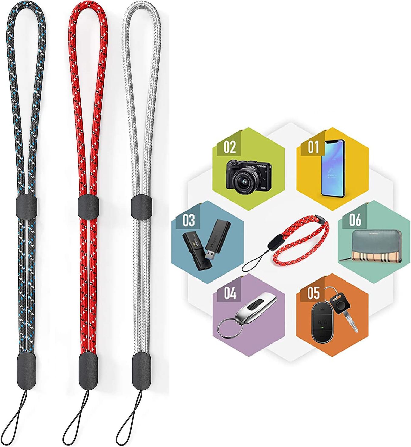 Bwogue Hand Wrist Strap for Case Holder Compatible With Cellphone, Key, Cameras, ID&USB Strap-picture-41