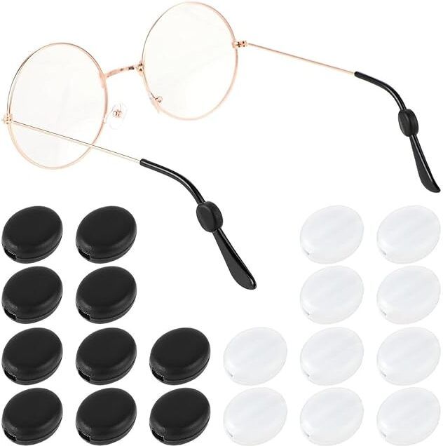 maycreate Eyeglasses Temple Leg Retainers Silicone Antislip Grips Pack of 10 Pairs Strap-picture-11