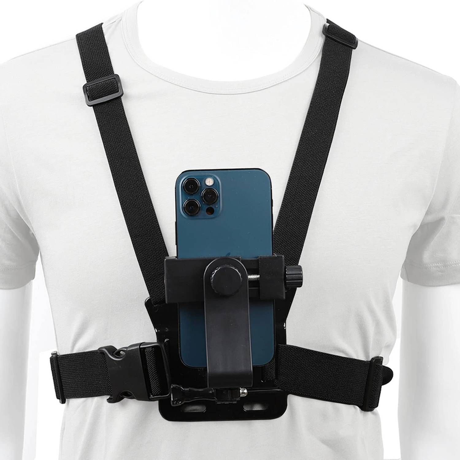 Qolic Body Chest Mount Belt for Mobile Phone and Action Camera Use Strap-picture-29