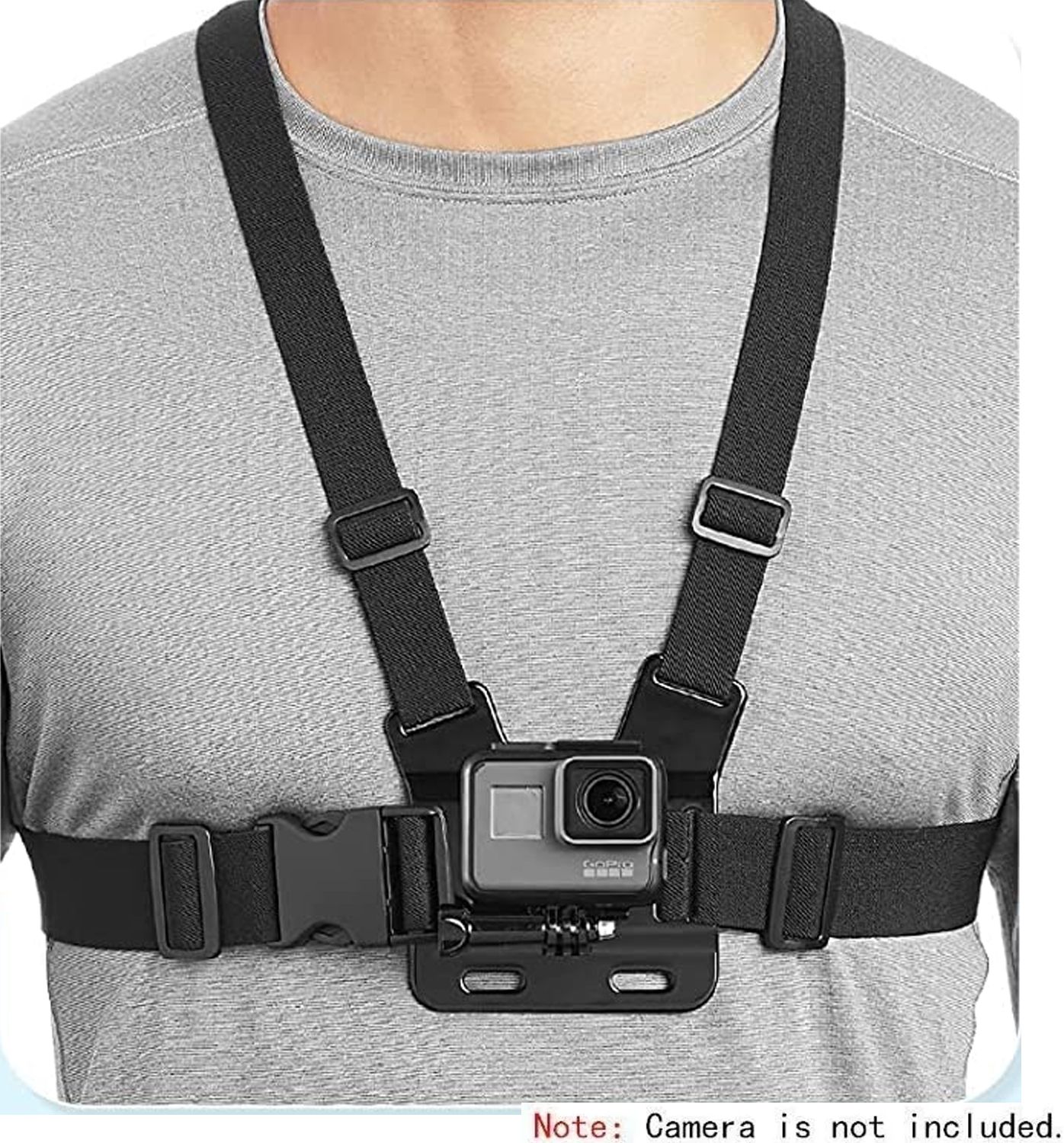 Point Zero Plastic GoPro Adjustable Chest Strap Mount Body Belt Harness for Gopro Hero Strap-picture-11