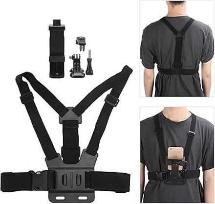 RGV Adjustable Mobile, Video Camera Chest Mount Kit For Vlog Video Recording Strap-image-20