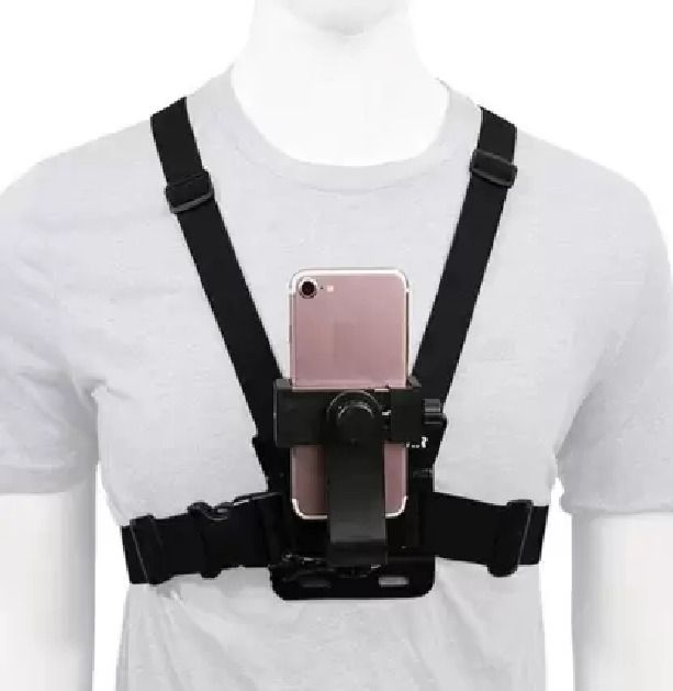Like Star Phone Chest Strap Mount GoPro Chest Harness Holder for VLOG/POV Strap-image-17