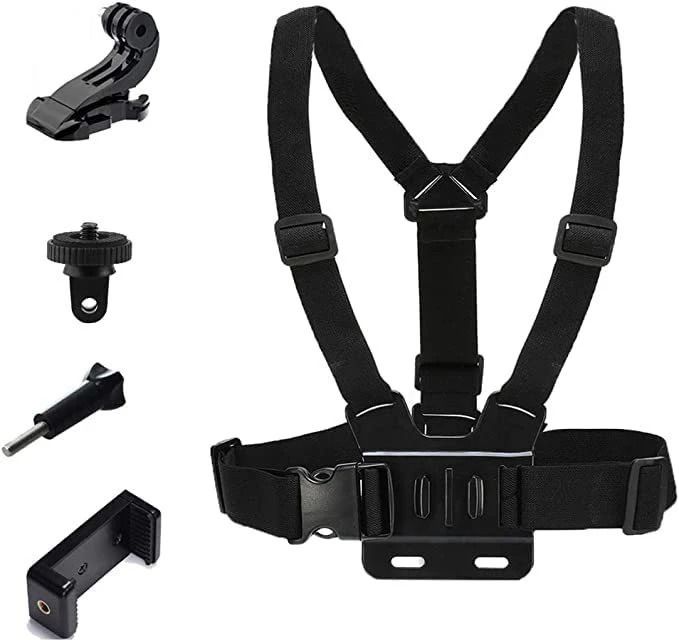 Vinayakam Mobile Phone Chest Strap Mount Chest Harness Holder for VLOG/POV Strap Strap-image-12