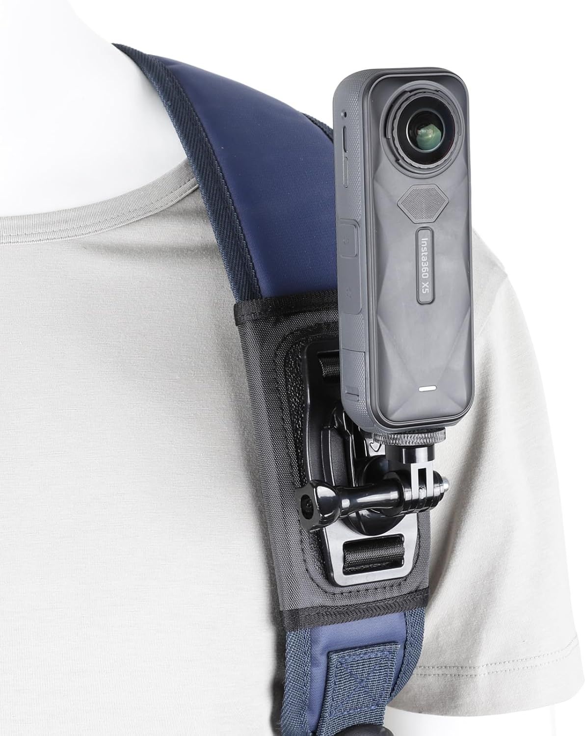 USPOT Camera Backpack Belt Mount for Insta360 Shoulder Strap Clip Mount w 1/4 Adapter Strap-picture-38
