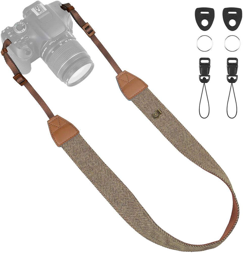 ELEPHANTBOAT Adjustable Camera Shoulder Neck Strap for DSLR and Mirrorless Cameras Comfort Strap-picture-19