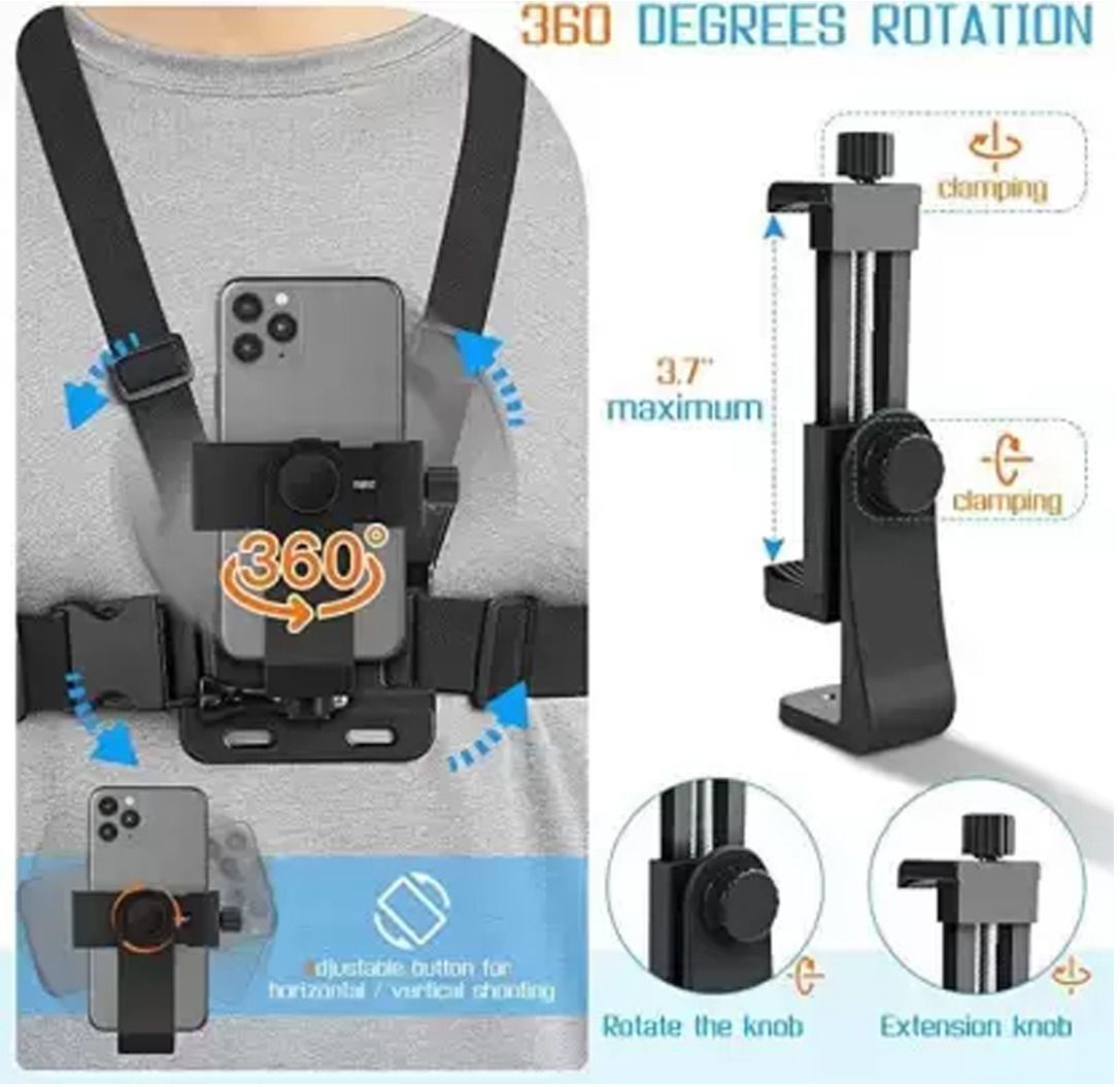 Mobofix Mobile Chest Mount Harness Strap Strap-picture-12