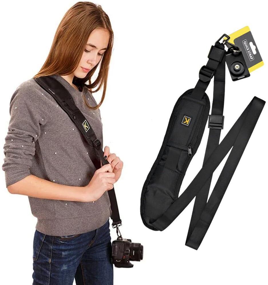 Zorbes Portable Shoulder Camera Strap for DSLR and SLR Cameras with Secure Fit Strap-picture-21