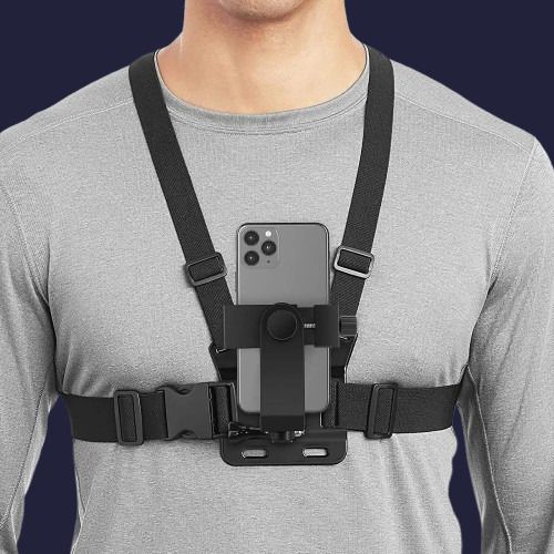 Qolic Comfort Fit Chest Mount Strap for Action Camera & Smartphone Use Strap-picture-28