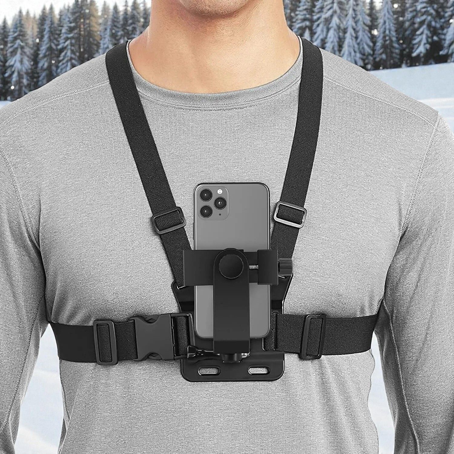 Qolic Chest Mounted Camera Harness Strap for Outdoor Sports & Vlogging Strap-picture-19