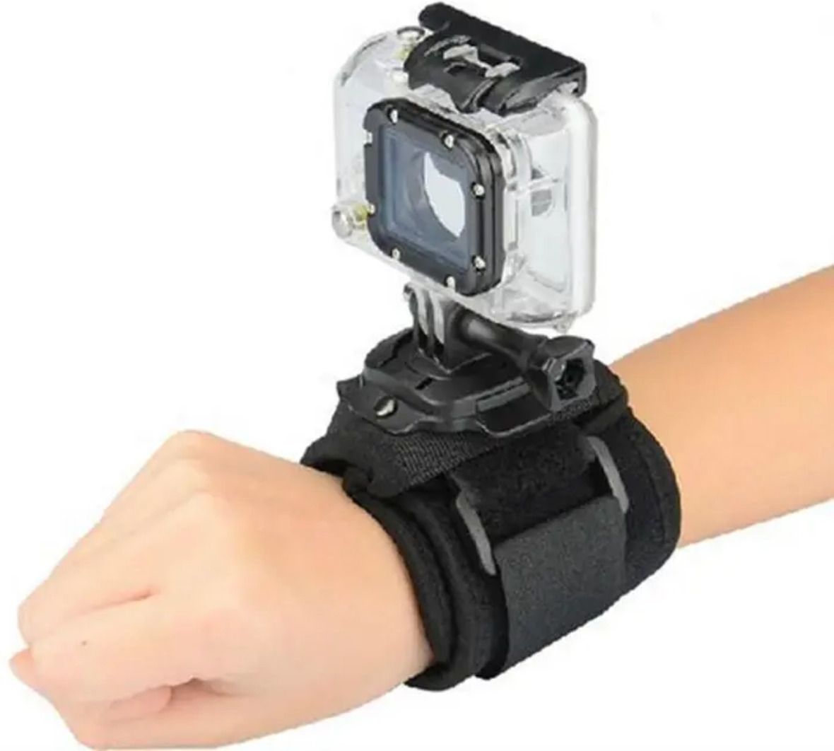 Gadgetturbo 360 Degree Rotating Band Glove Style Camera Wrist Strap Hand Mount Strap-image-39