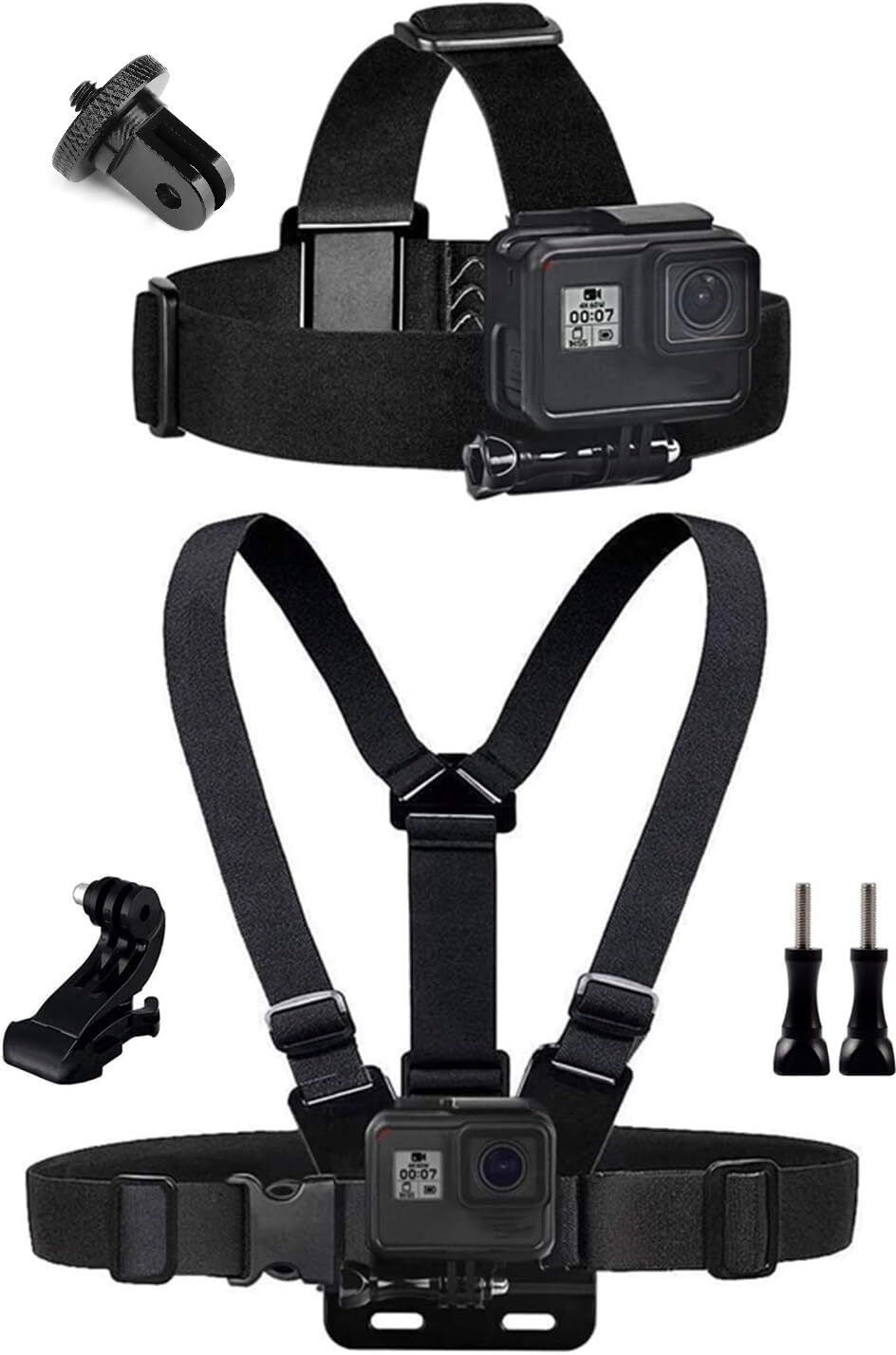 MILLETS Chest Mount Harness Chesty Vest Head Mount Strap for Action Camera Strap-image-10