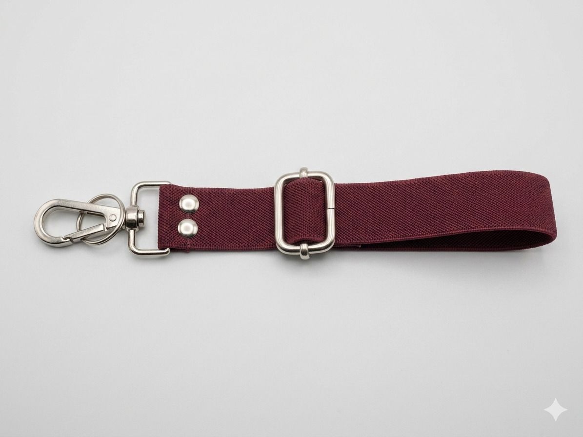 urbncove Maroon Stretchable Hand Grip Camera Belt Strap-image-20