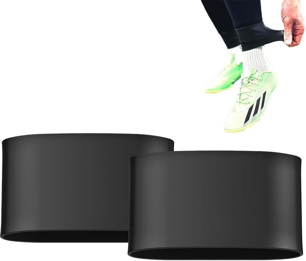 gustave Silicone Shin Guard Straps Anti Slip Stretchy Football Training Support Strap-image-12