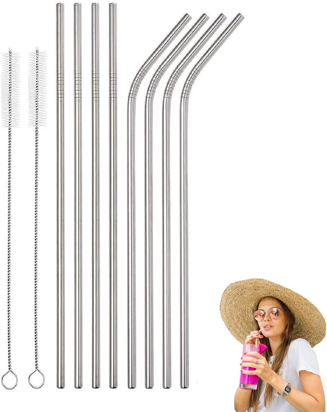 ablue clipper Bent Drinking Straw-picture-31