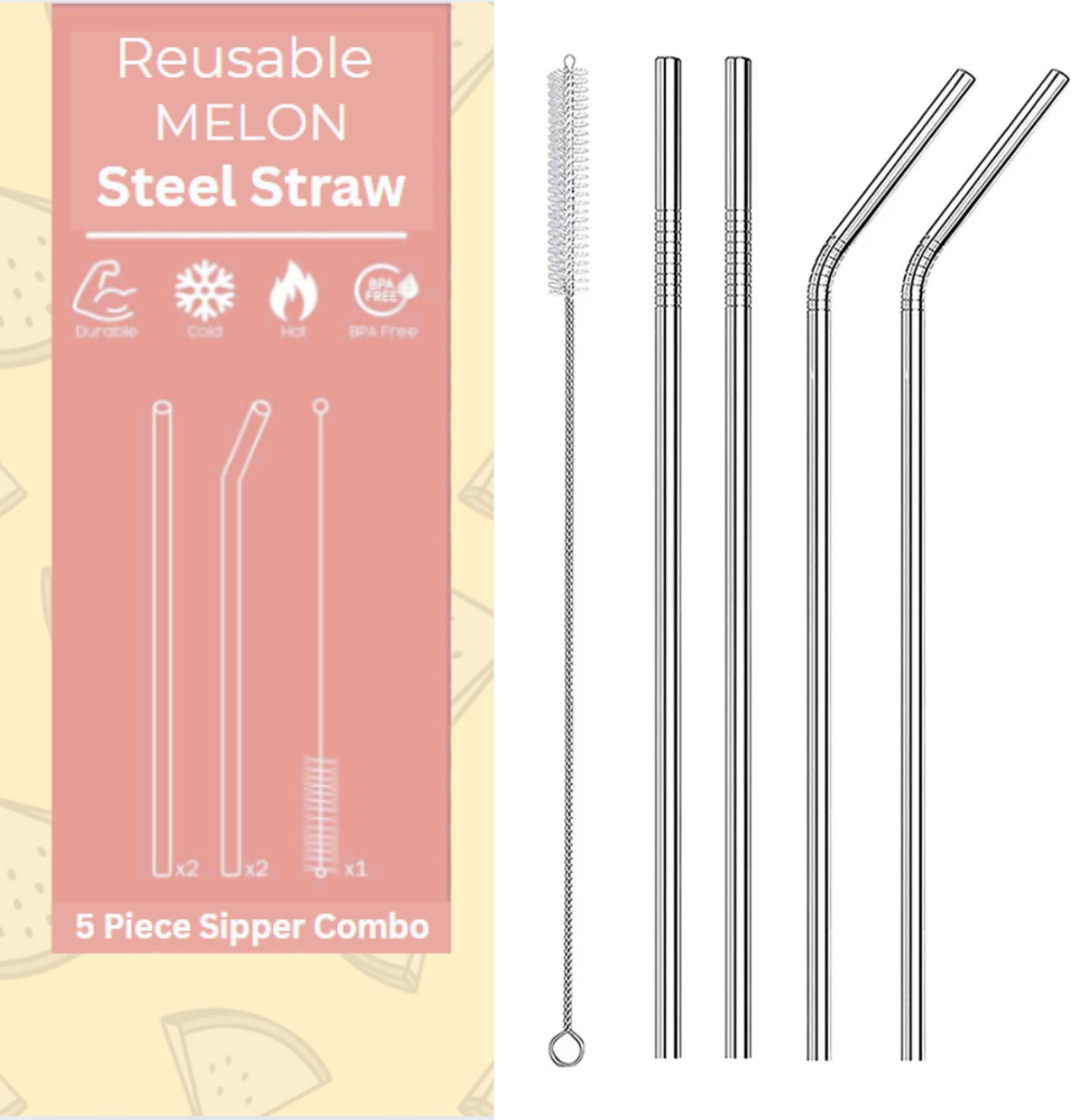 Bendable Drinking Straw