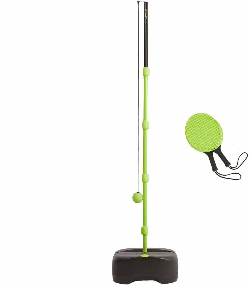 nsun Turnball Set - 1 Post + 2 Rackets + 1 Elastic String Ball 22 Squash String - 12 inch-picture-33