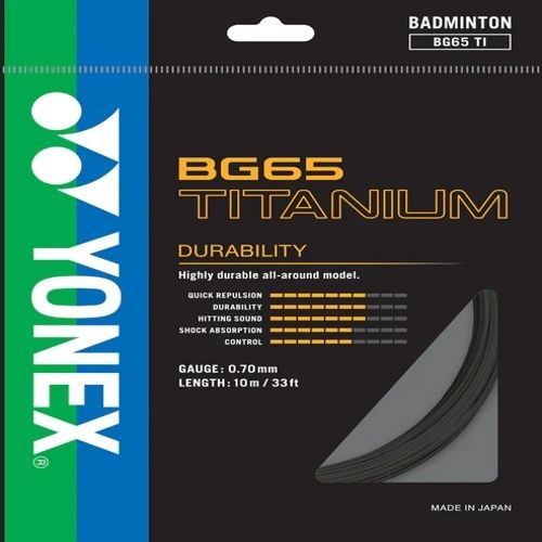 yonex BG 5 TITANIUM 0.7 Badminton String - 10 m-picture-34