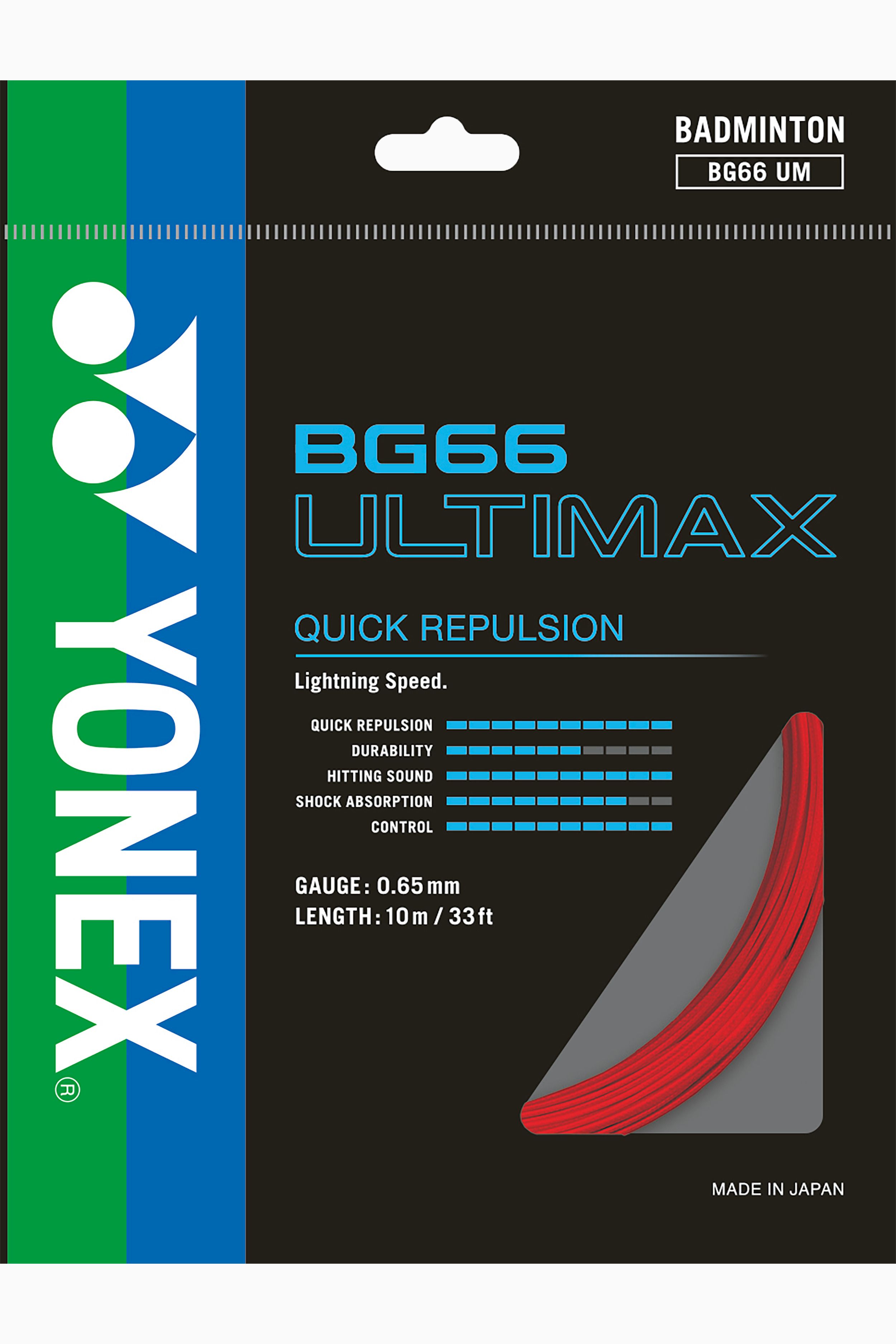 yonex BG66 ULTIMAX Quick Repulsion, 0.65 Badminton String - 10 m-picture-39