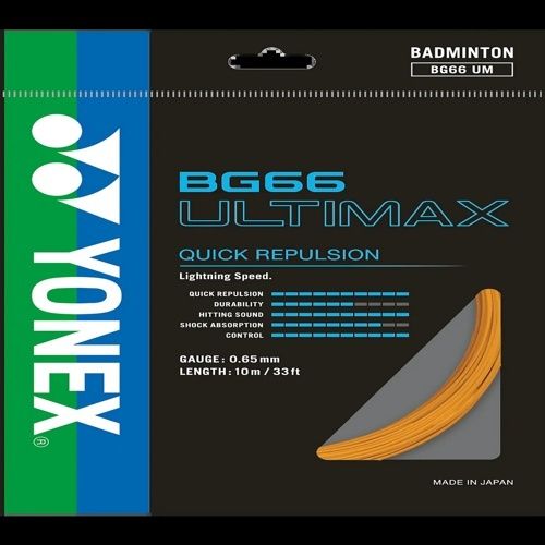 yyoneex BG 66 ULTIMAX 0.65 Badminton String - 10 m-picture-22