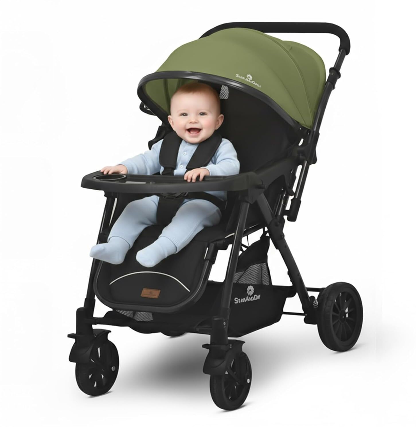 Baby Stroller for 0-3 Years Bosy & Girls | Babay Stroller & Pram Stroller Stroller-image-34