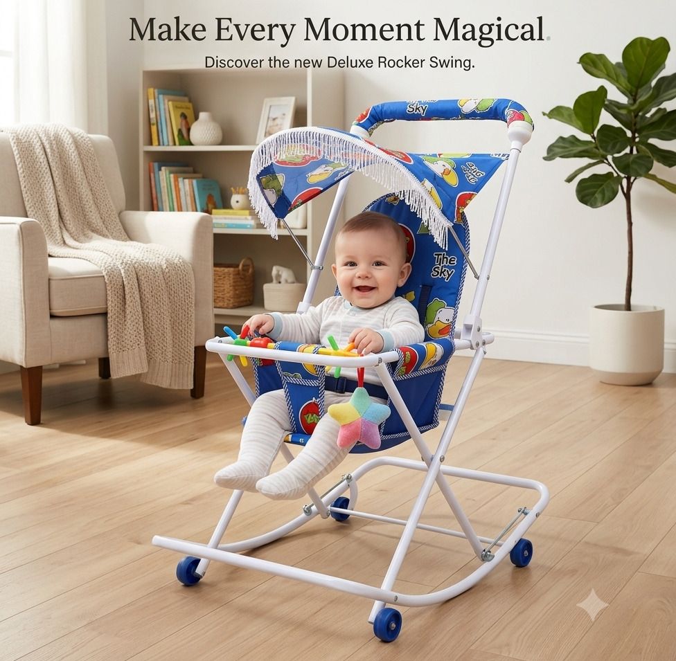 maaluv Baby Stroller cum Swing Stroller-picture-14