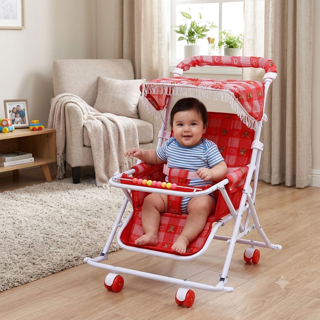 maaluv Baby Stroller cum Swing Stroller-picture-12