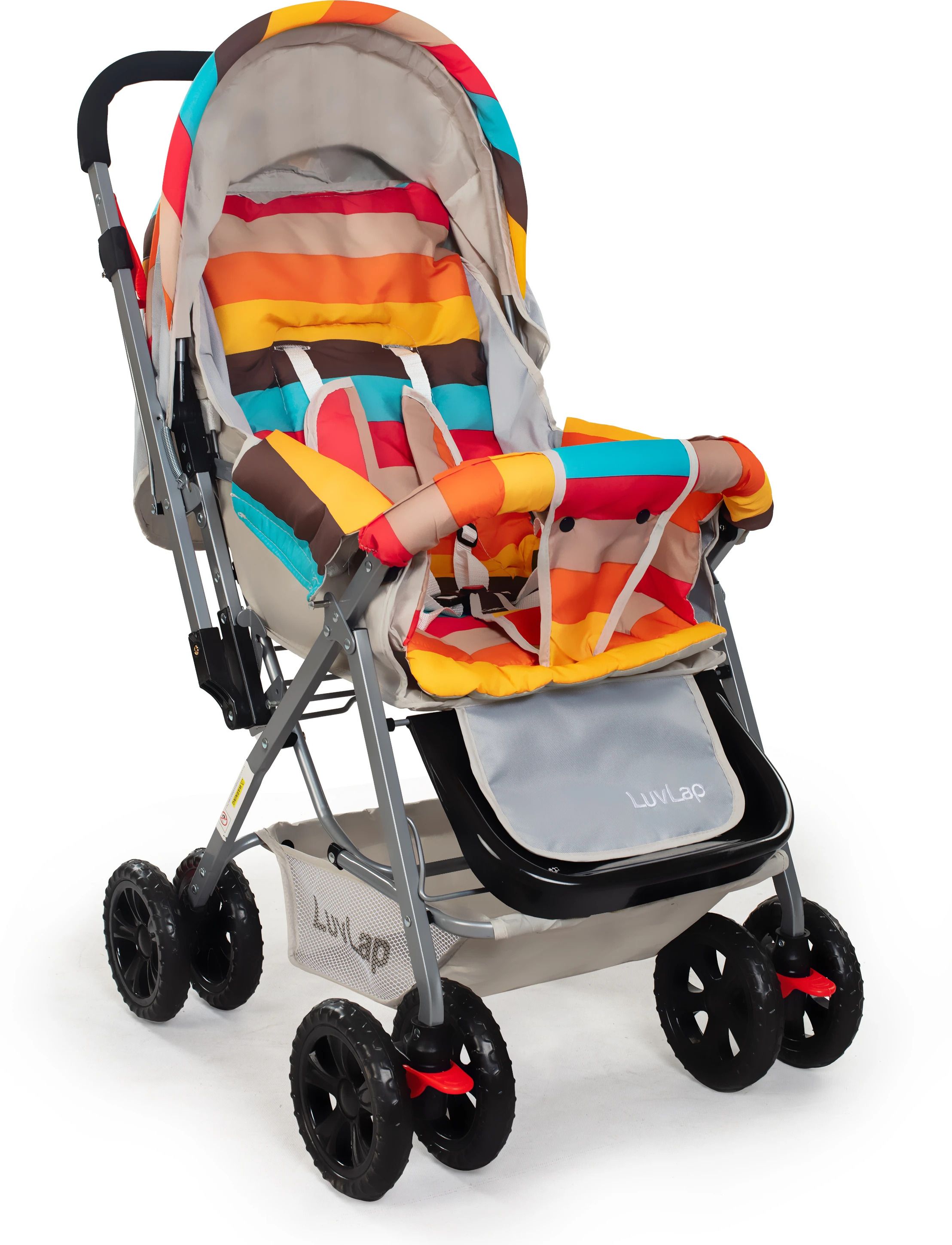 luvlap Sunshine Stroller/Pram, Easy Fold, for Newborn Baby/Kids, 0-3 Years, Stroller-picture-14
